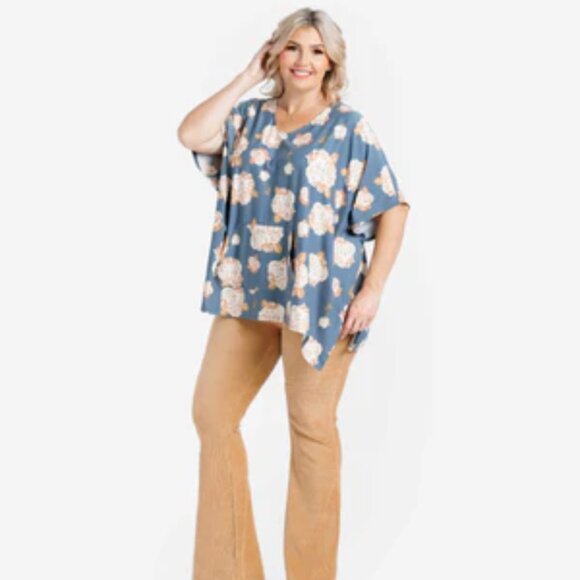 Beautiful Floral LuLaRoe Shelby NWOT - Picture 10 of 11